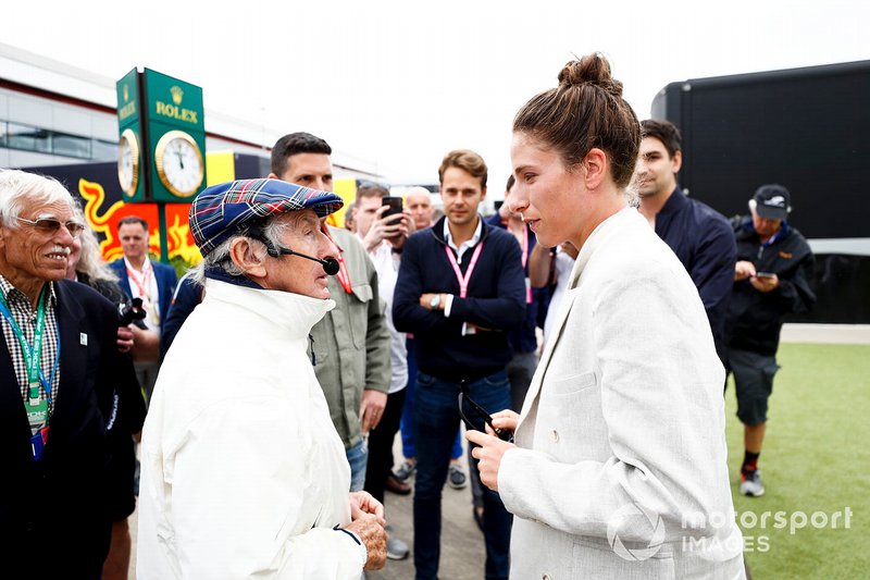 Sir Jackie Stewart, 3 veces campeón de F1, con un invitado