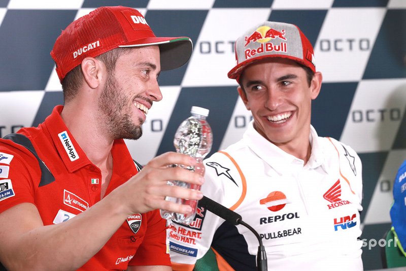 Andrea Dovizioso, Ducati Team, Marc Marquez, Repsol Honda Team