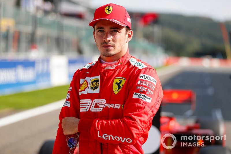 Pole pozisyonu galibi Charles Leclerc, Ferrari