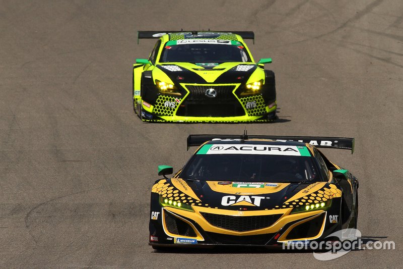 #57 Heinricher Racing w/Meyer Shank Racing Acura NSX GT3, GTD: Katherine Legge, Christina Nielsen