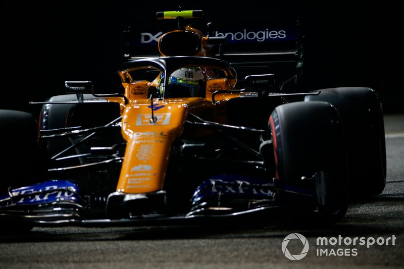 GP de Singapur 2019: Hulkenberg arruina el fin de semana de Sainz y Norris vence