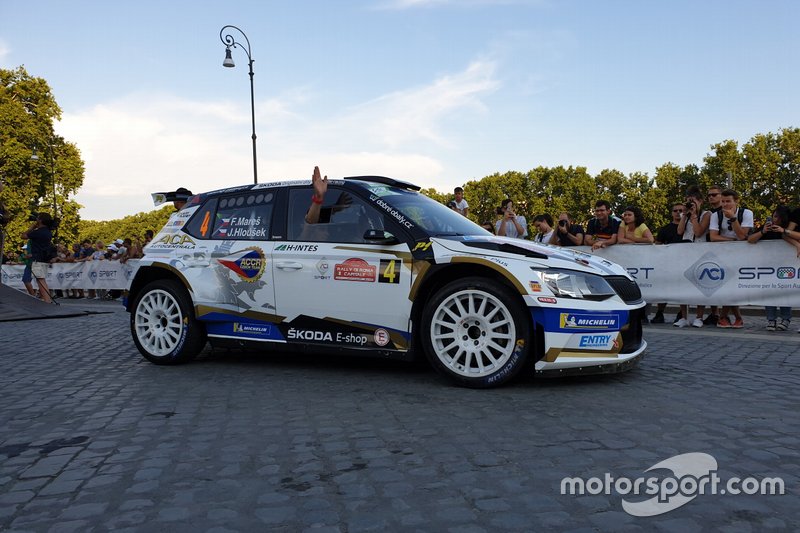 Filip Mareš, Jan Hlousek, Skoda Fabia R5, ACCR Czech Rally Team