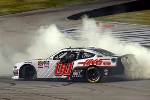 Race Winner Cole Custer, Stewart-Haas Racing, Ford Mustang Haas Automation
