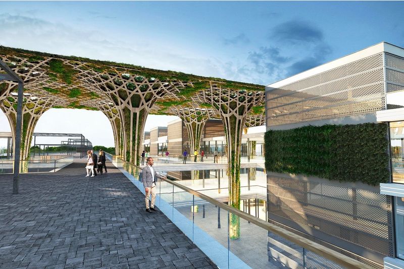 Instalaciones de los equipos para el Gran Premio de Arabia Saudí