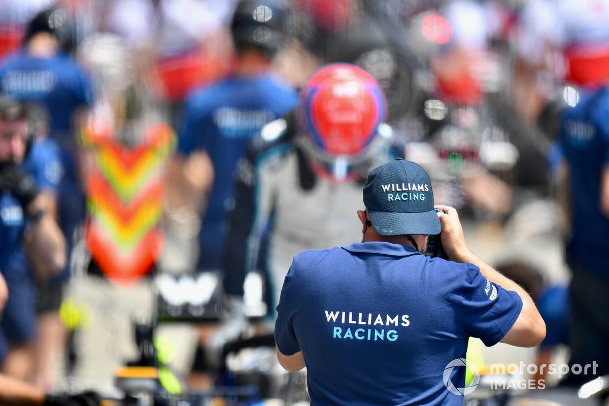 Il fotografo del team Williams