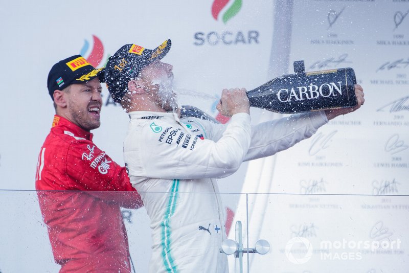 Победитель Валттери Боттас, Mercedes AMG F1