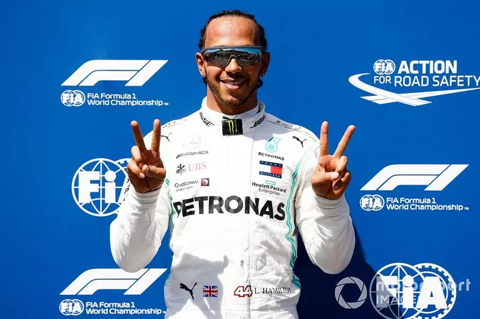 Pole pozisyonu galibi Lewis Hamilton, Mercedes AMG F1
