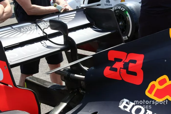 Detalle trasero del Red Bull Racing RB15
