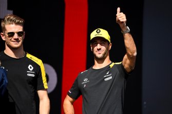 Nico Hulkenberg en Daniel Ricciardo, Renault