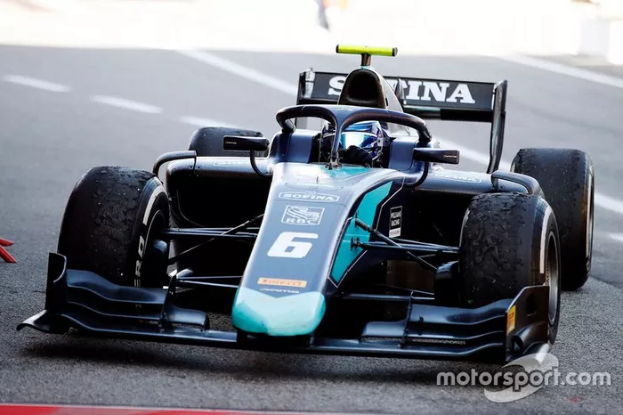 Ganador de la carrera Nicholas Latifi, Dams