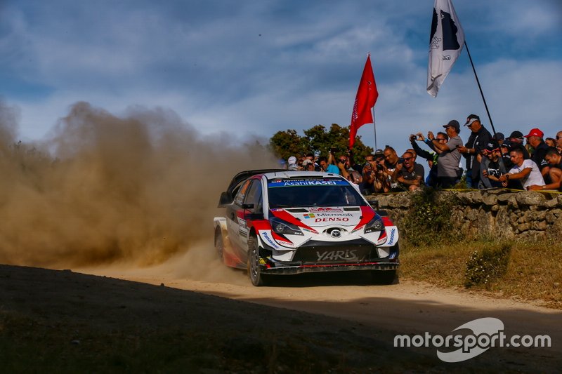 Juho Hänninen, Tomi Tuominen, Tommi Mäkinen Racing Toyota Yaris WRC