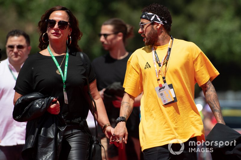Neymar jr in the paddock