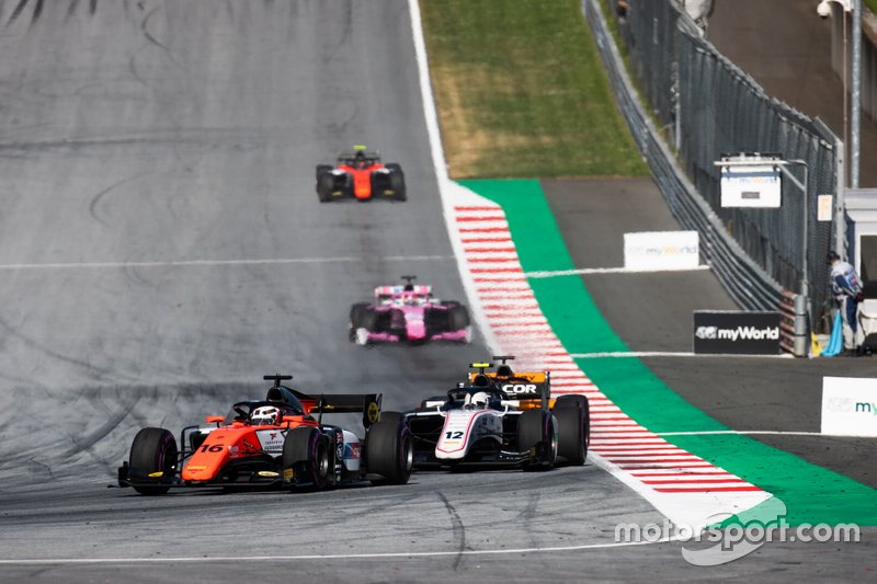 Jordan King, MP Motorsport and Juan Manuel Correa, Sauber Junior Team by Charouz