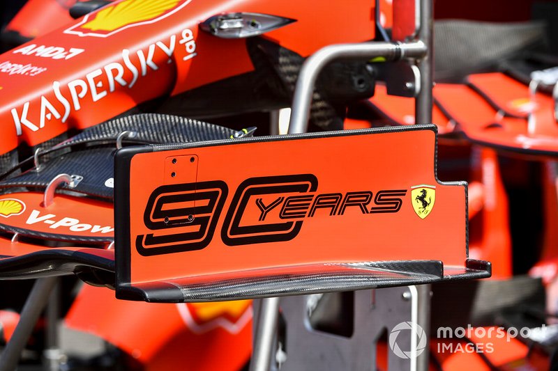 Endplate delantero del Ferrari SF90