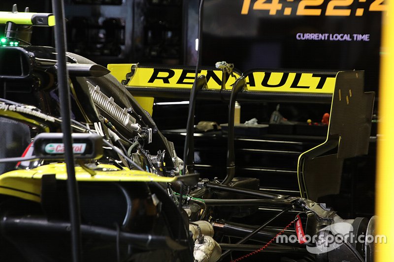 Detalle técnico del Renault F1
