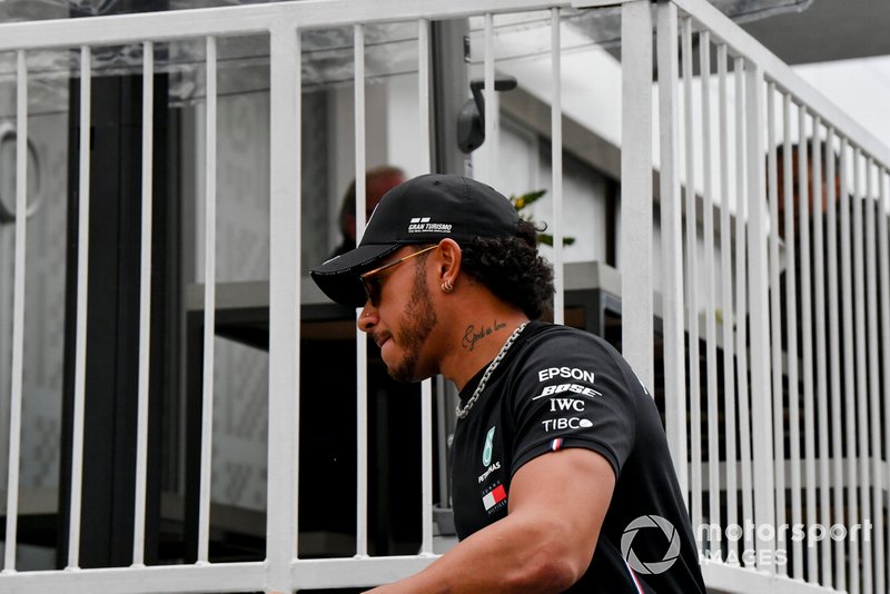 Lewis Hamilton, Mercedes AMG F1 in the paddock