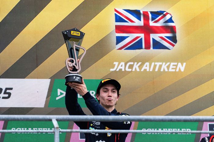 Podium: third place Jack Aitken, Emil Frey Racing