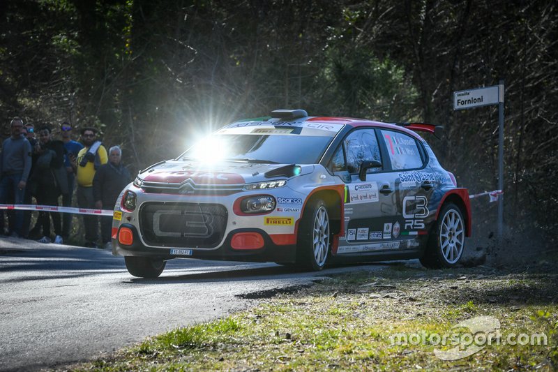 Luca Rossetti, Eleonora Mori, Citroen C3 R5 #7, FPF Sport