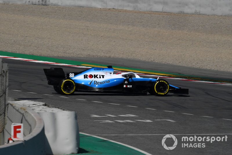 Trompo de Robert Kubica, Williams FW42