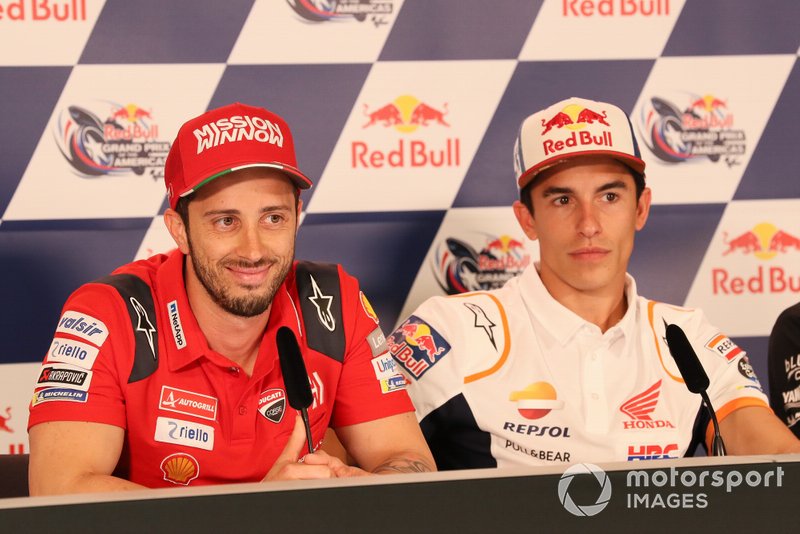 Andrea Dovizioso, Ducati Team, Marc Marquez, Repsol Honda Team, Press Conference
