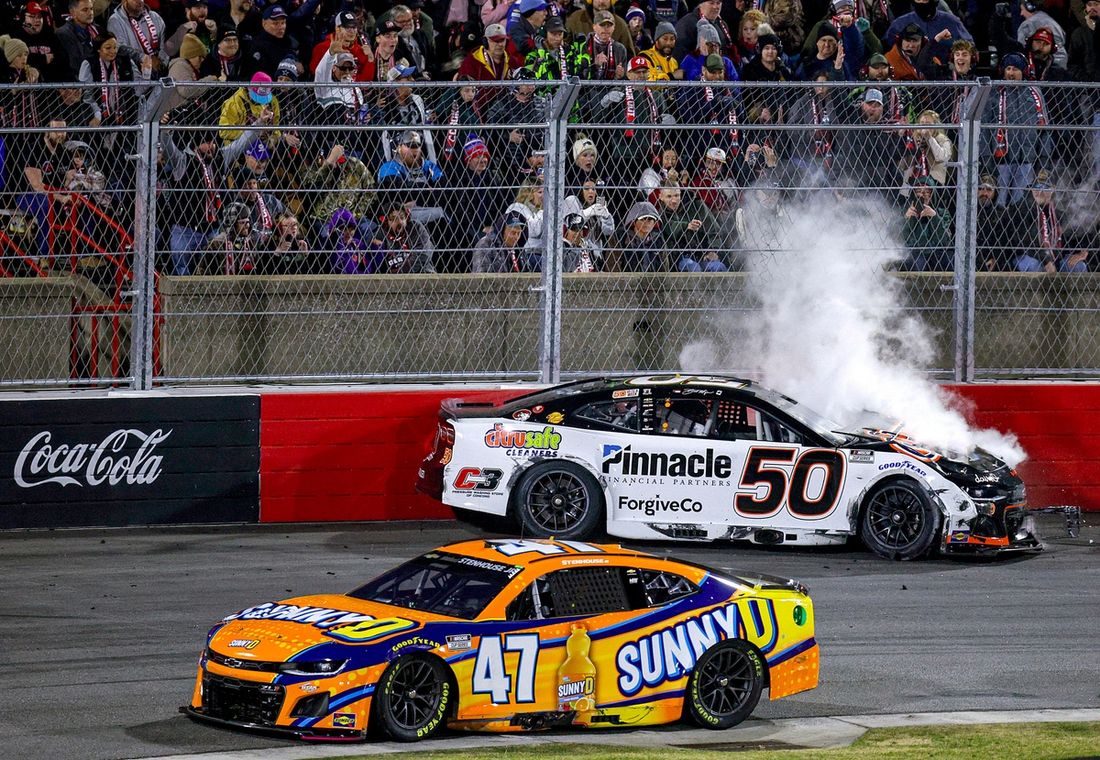 Ricky Stenhouse Jr., Hyak Motorsports Chevrolet, Burt Myers, Citrusafe Cleaners Chevrolet