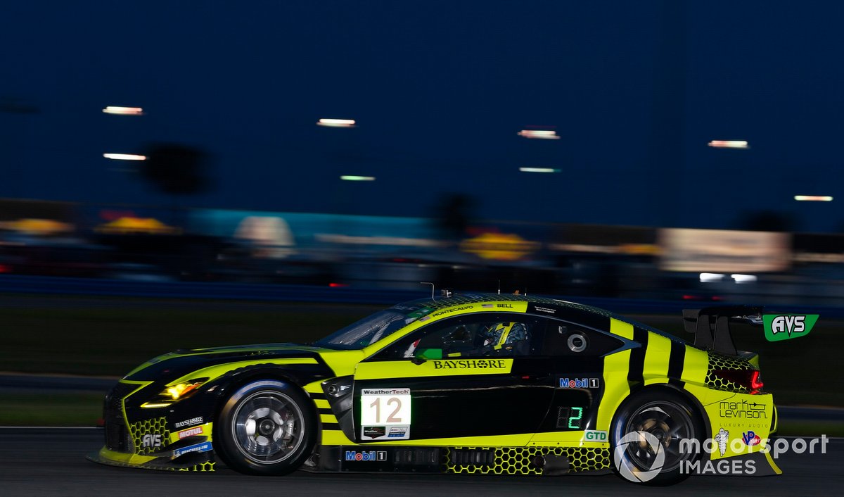 #12 AIM Vasser Sullivan Lexus RC-F GT3, GTD: Frankie Montecalvo, Townsend Bell