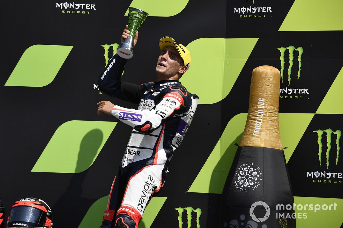 Podio: segundo lugar Albert Arenas, Aspar Team