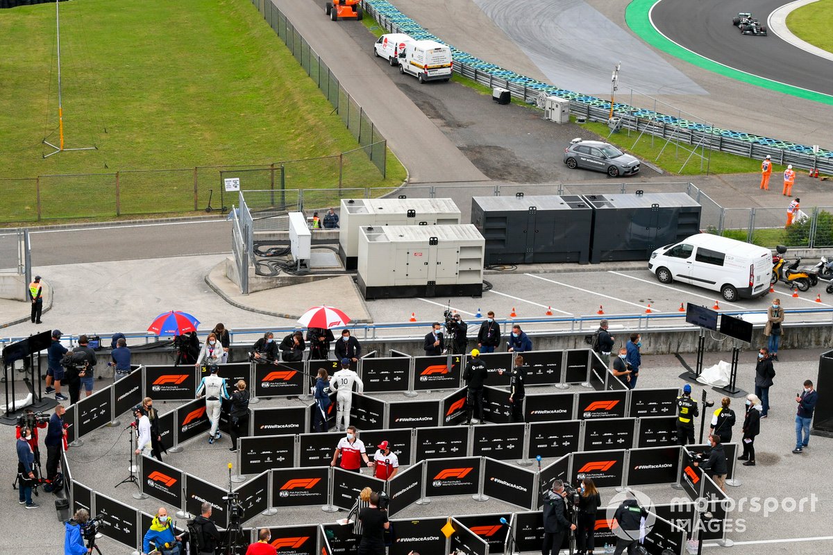 Drivers are interviewed