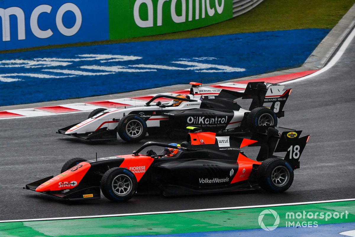 Bent Viscaal, MP Motorsport y Sebastian Fernandez, ART Grand Prix