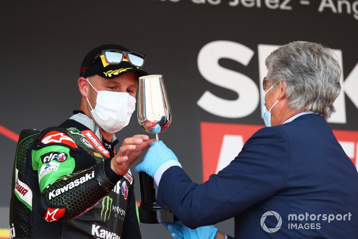 Jonathan Rea, Kawasaki Racing Team, Jorge Viegas, FIM president