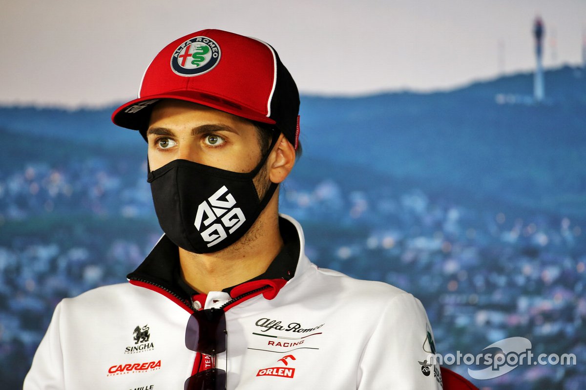 Antonio Giovinazzi, Alfa Romeo in the press conference