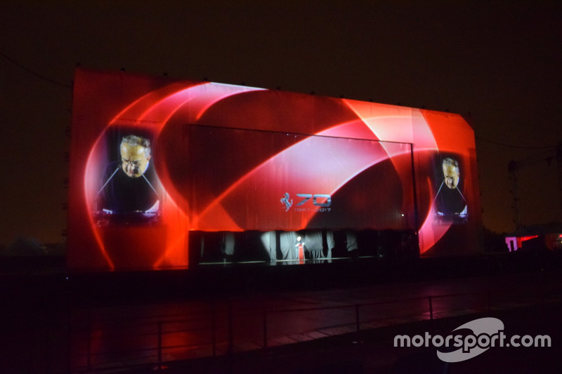 Серджіо Маркіонне на Шоу 70-річчя Ferrari