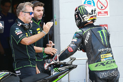 Hervé Poncharal, directeur du team Monster Yamaha Tech 3, Jonas Folger, Monster Yamaha Tech 3