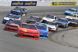 Justin Allgaier, JR Motorsports Chevrolet, Kyle Larson, Chip Ganassi Racing Chevrolet, Austin Dillon, Richard Childress Racing Chevrolet