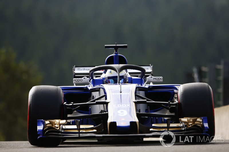 Marcus Ericsson, Sauber C36 con el Halo