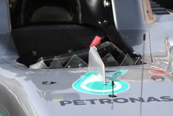 Mercedes-Benz F1 W08 Hybrid scherm detail