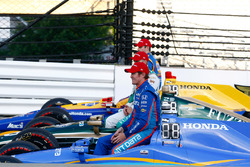 Scott Dixon, Chip Ganassi Racing Honda, Ed Carpenter, Ed Carpenter Racing Chevrolet, Alexander Rossi, Herta - Andretti Autosport Honda