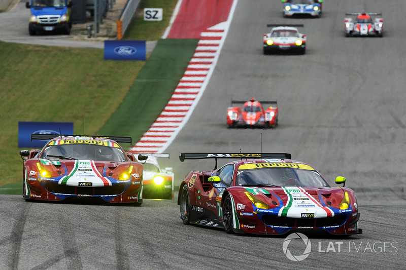 #71 AF Corse Ferrari 488 GTE: Davide Rigon, Sam Bird