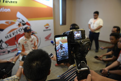 Marc Marquez, Repsol Honda Team, avec les médias