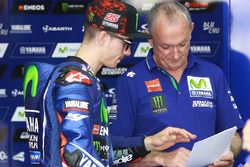 Maverick Viñales, Yamaha Factory Racing, et Ramon Forcada