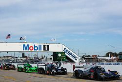 #70 Mazda Motorsports Mazda DPi: Joel Miller, Tom Long, Marino Franchitti; #10 Wayne Taylor Racing Cadillac DPi: Ricky Taylor, Jordan Taylor, Alex Lynn