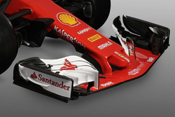 Ferrari SF70H, l'ala anteriore