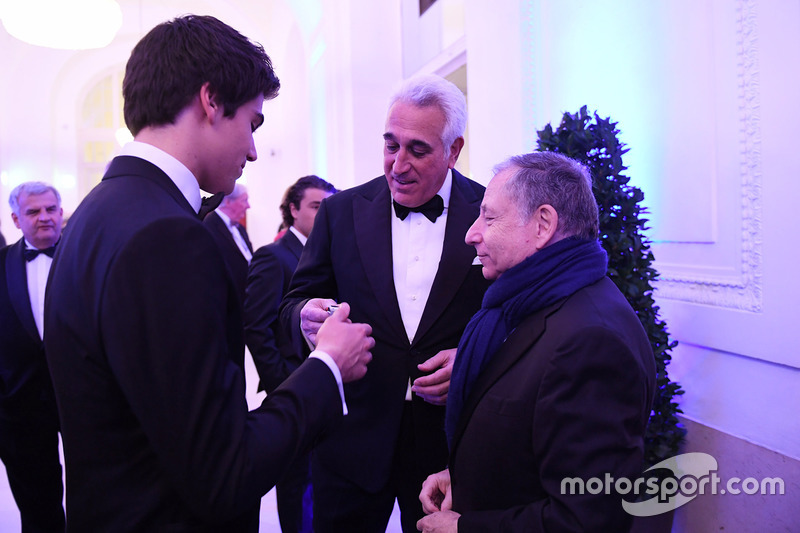 Lance Stroll, Lawrence Stroll, Presidente de FIA Jean Todt