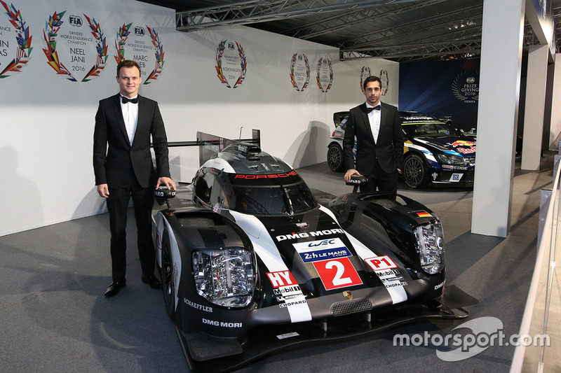 WEC champions Marc Lieb, Neel Jani, Porsche Team