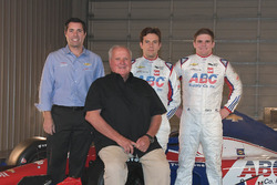 Larry Foyt, A.J. Foyt, Carlos Munoz and Conor Daly