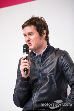 Rob Smedley, Head of Vehicle Performance, Williams Martini Racing, is interviewed on the Autosport Stage