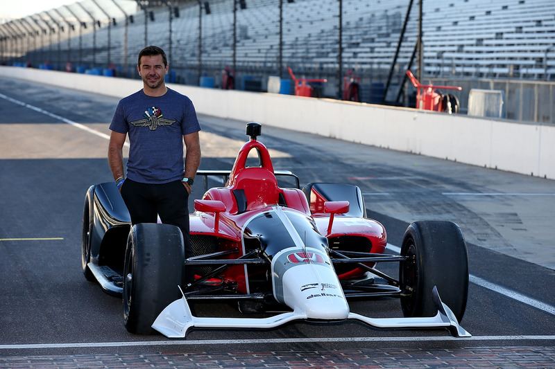 Oriol Servia con el Honda IndyCar 2018