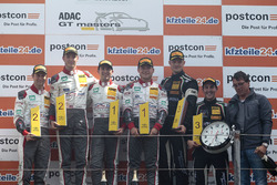 Podium: 1. #1 Montaplast by Land-Motorsport, Audi R8 LMS: Connor De Phillippi, Christopher Mies, 2. #2 Montaplast by Land-Motorsport, Audi R8 LMS: Jeffrey Schmidt, Christopher Haase, 3. #6 HB Racing WDS Bau, Lamborghini Huracán GT3: Florian Spengler, Christopher Zanella