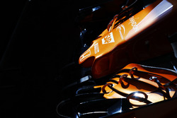 Front wing and nose detail of the McLaren MCL32