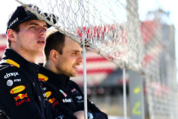 Max Verstappen, Red Bull Racing con Gianpiero Lambiase, Red Bull Racing ingeniero